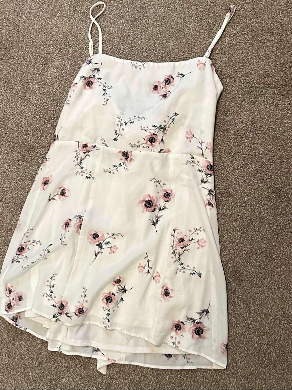 NWT Show Me Your Mumu Floral Mini Dress XXL Tie Back
